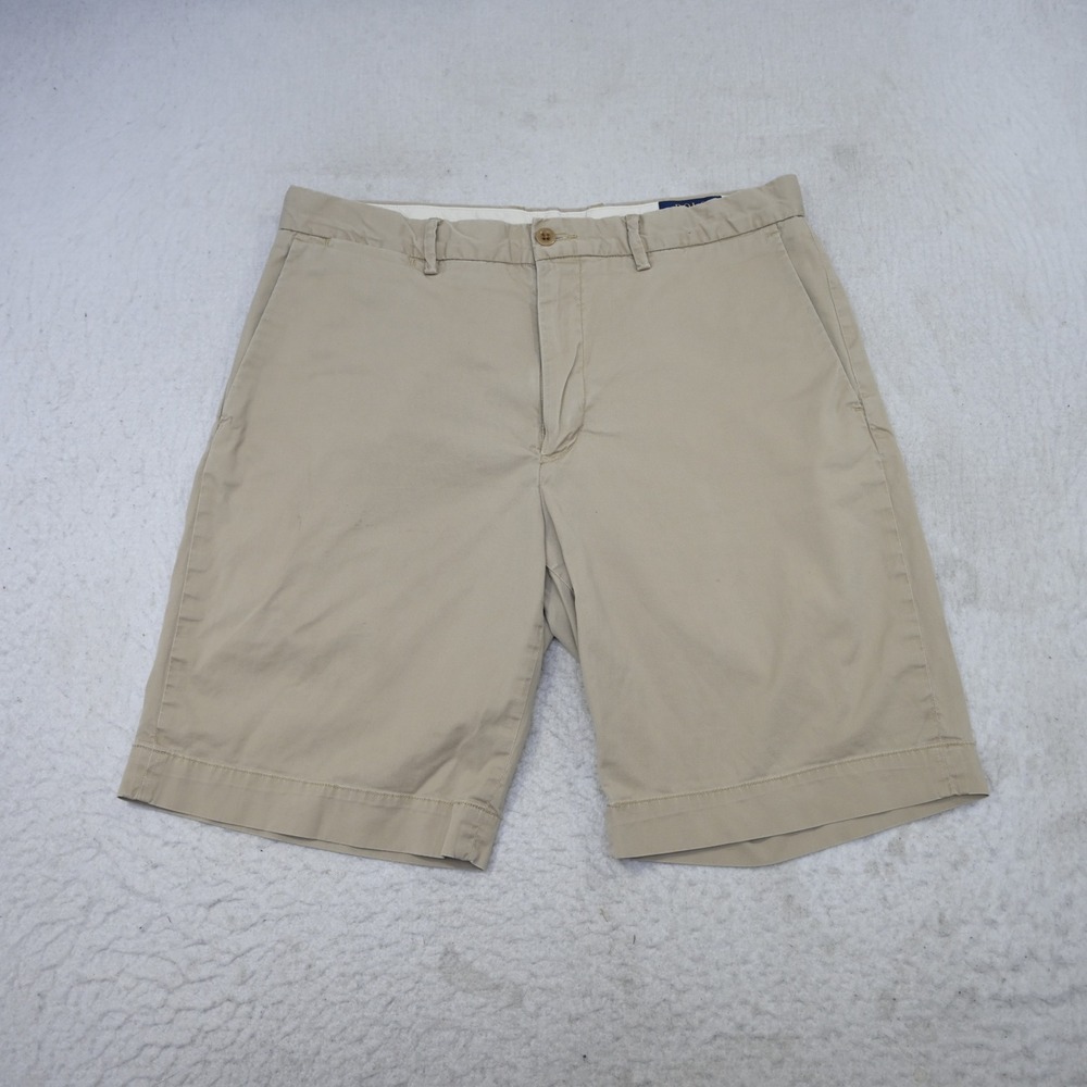 Polo Ralph Lauren Chino Shorts Mens 31 Stretch Classic Fit Tan Khaki Cotton